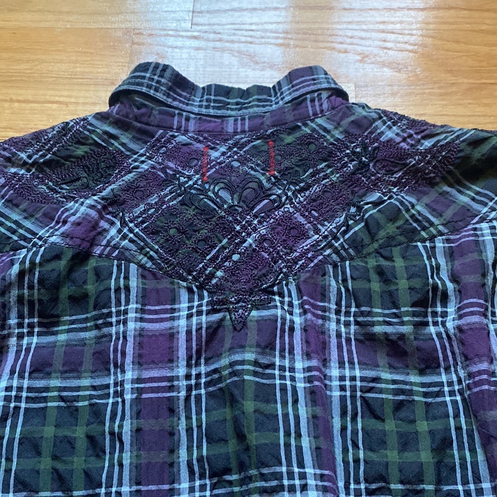 Vintage Red Plaid Shirt - XL - Picture 5 of 5